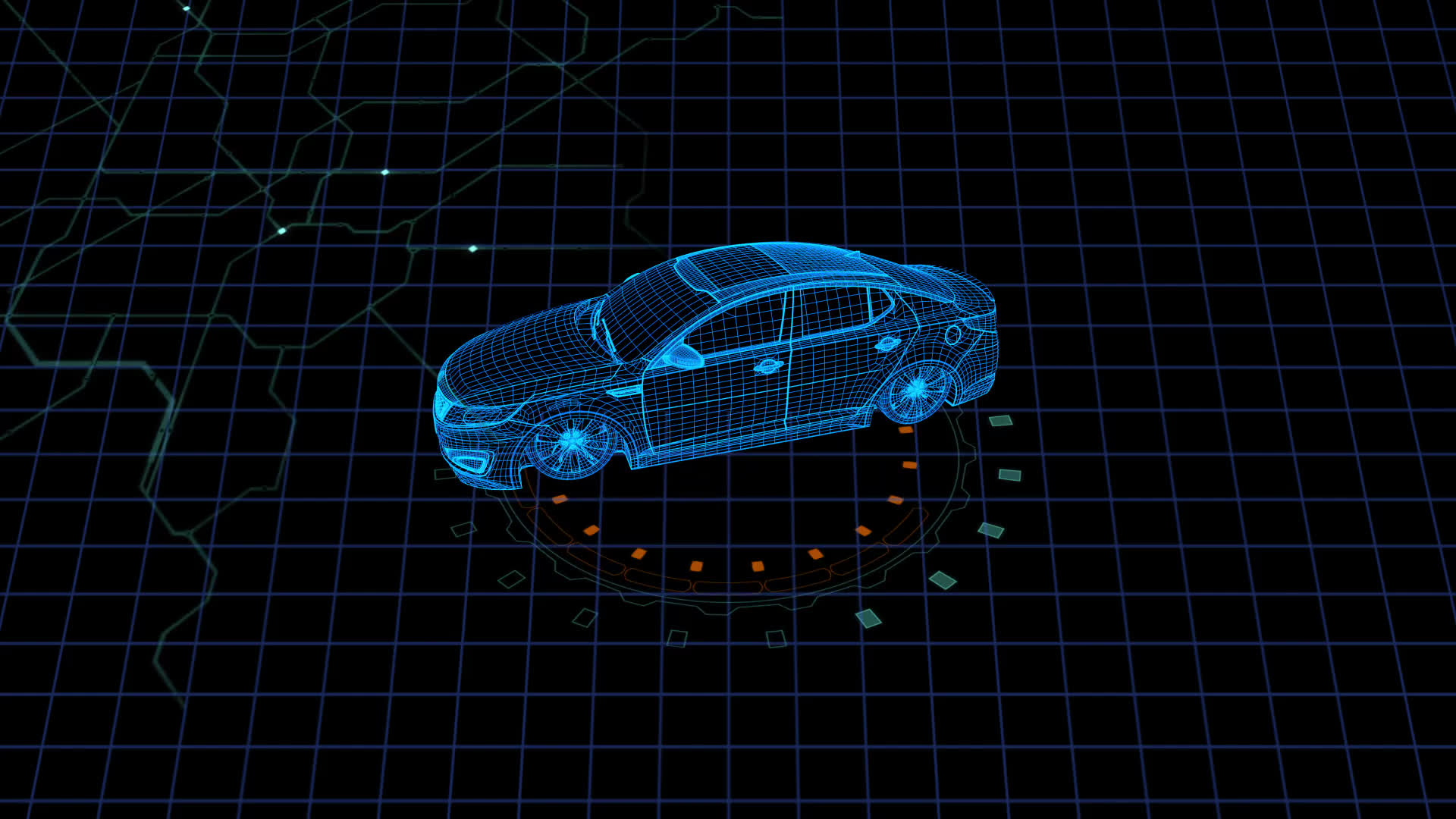 比亚迪汽车展示效果AE模板视频的预览图