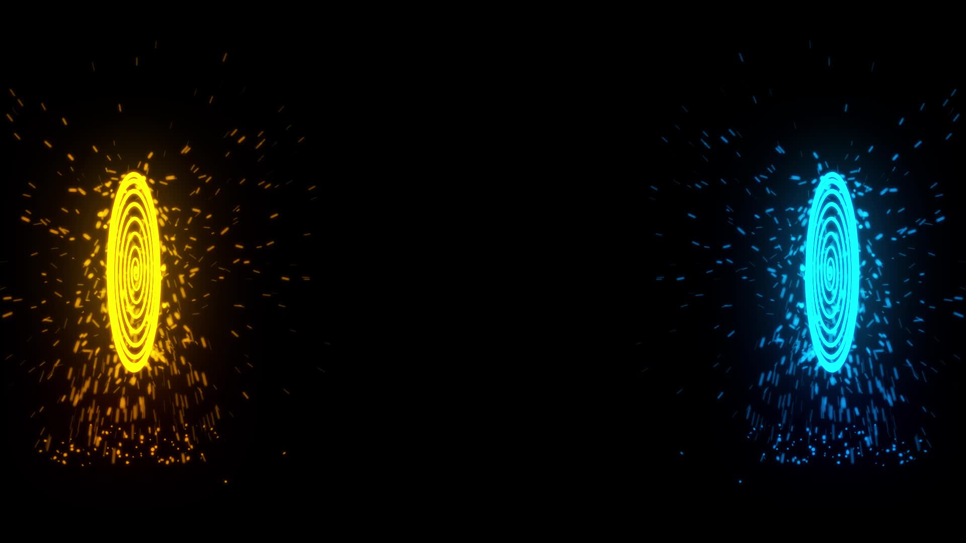 酷炫的粒子风火轮效果视频的预览图