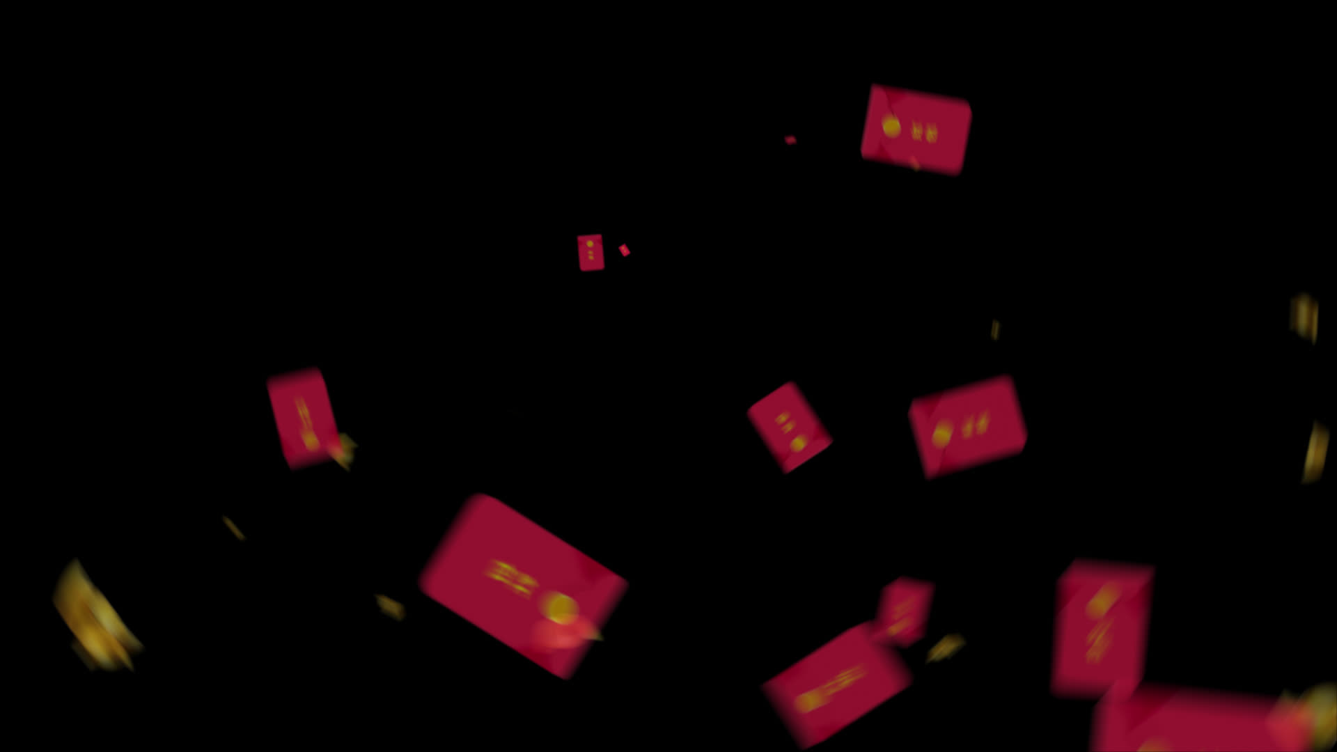 红包雨透明通道视频的预览图