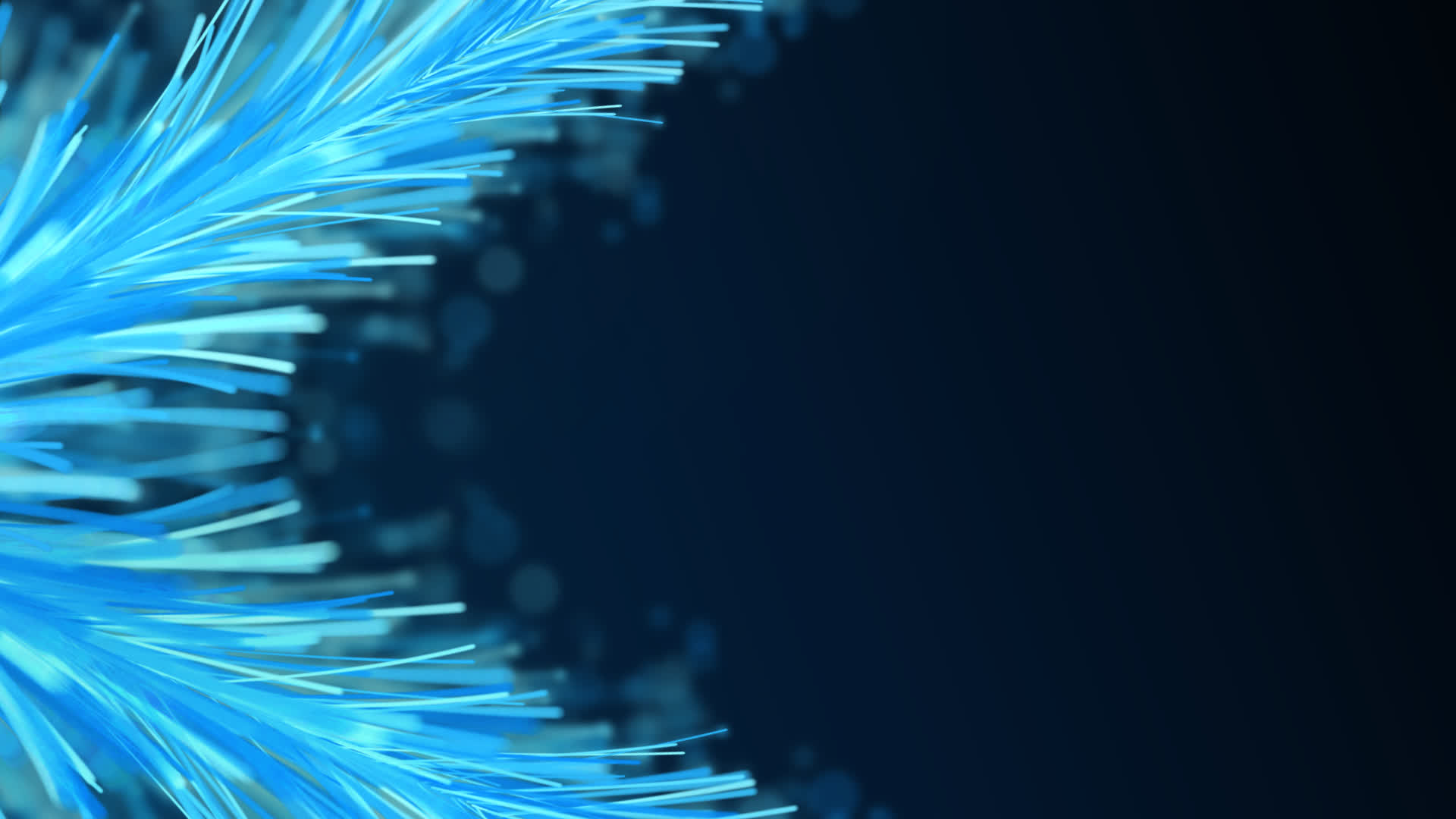 蓝色唯美粒子流体线条生长背景视频视频的预览图