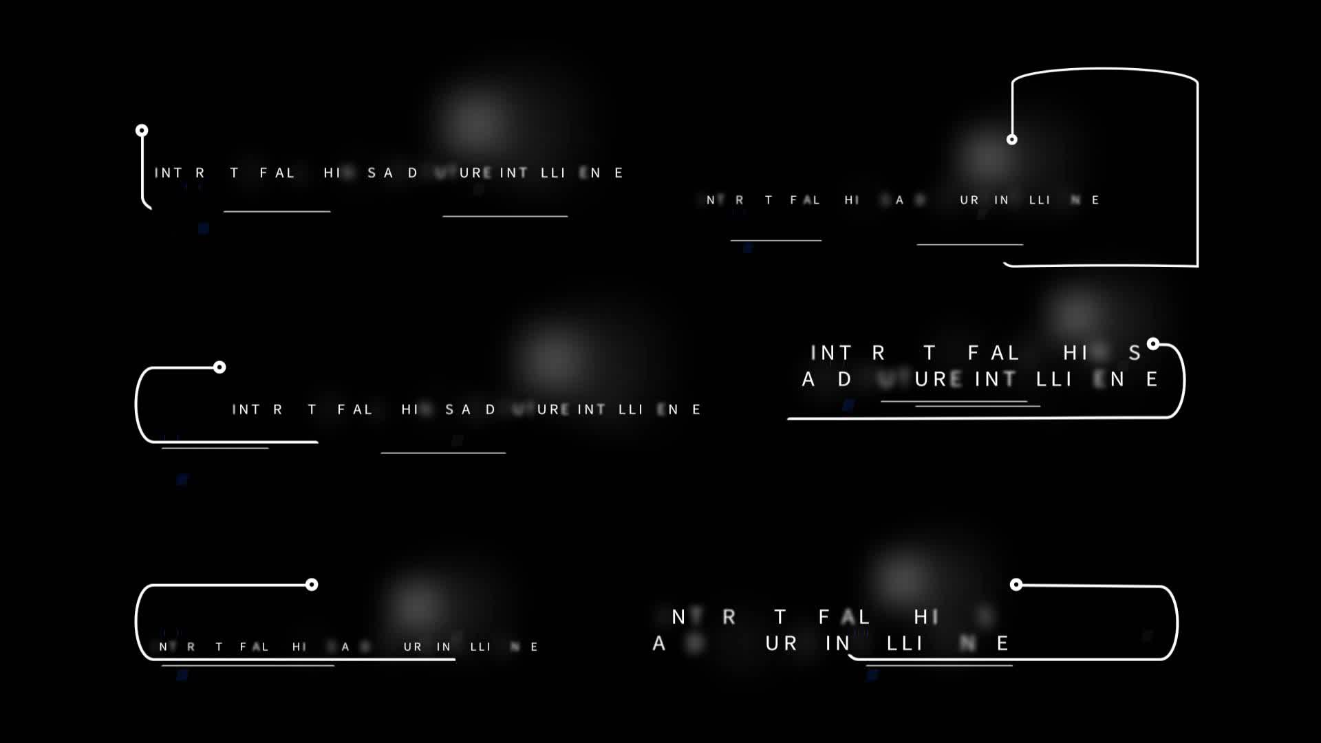 简洁科技线条文字AE模板视频的预览图
