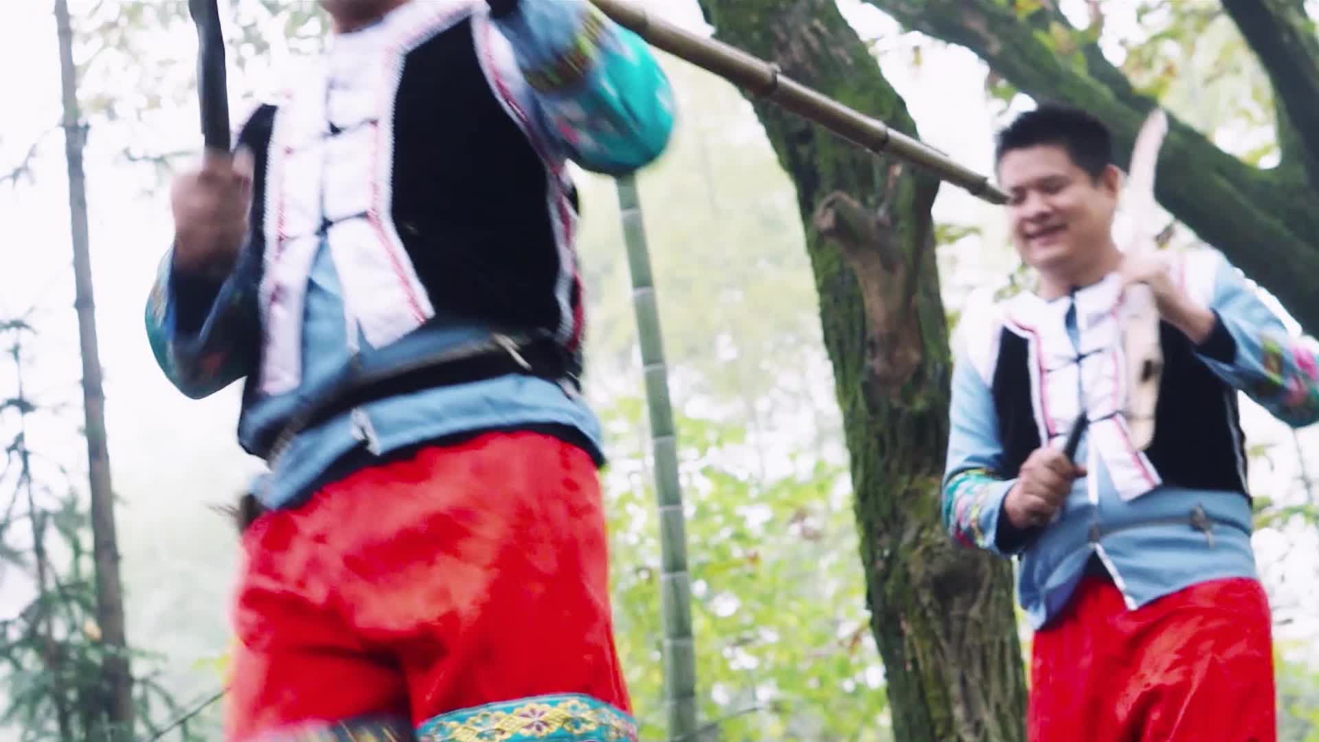 高清视频侗族舞蹈情歌对唱婚礼刺绣篝火爱情采茶劳动视频的预览图
