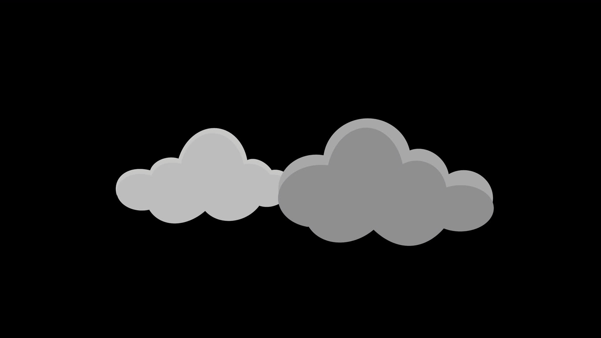 云朵乌云动画视频的预览图