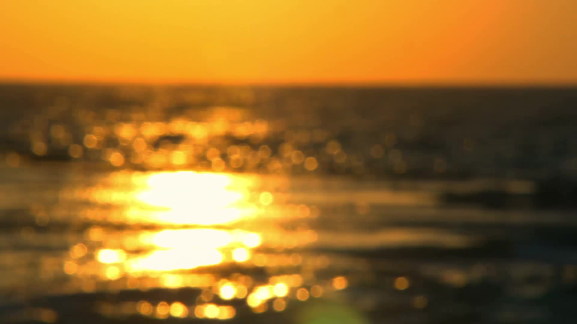海边黄昏海平线视频的预览图