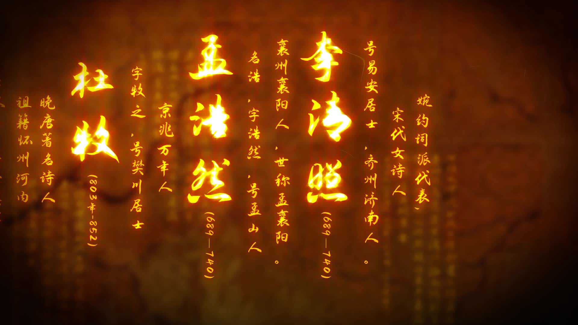 中国风复古历史纪实大气文字AE模板视频的预览图