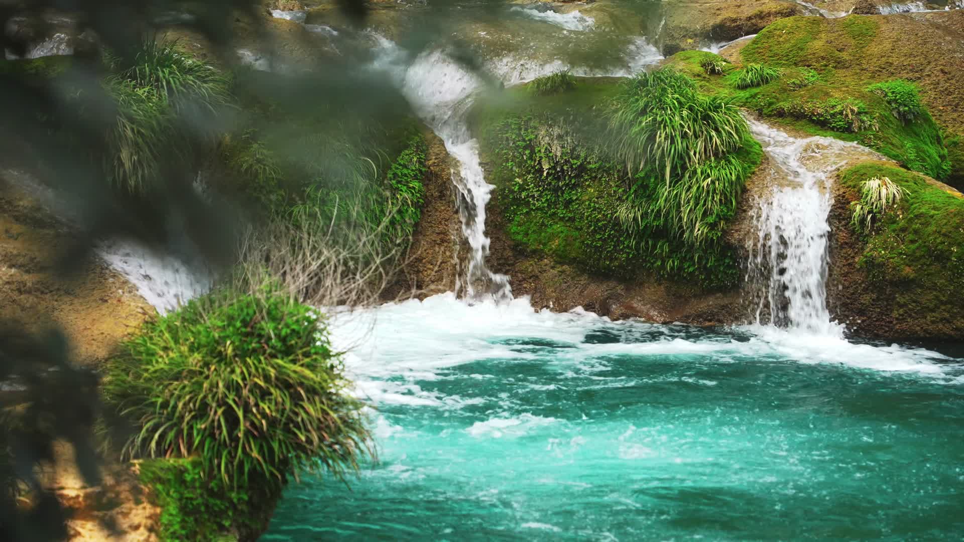 貴州河流实拍自然风光视频视频的预览图