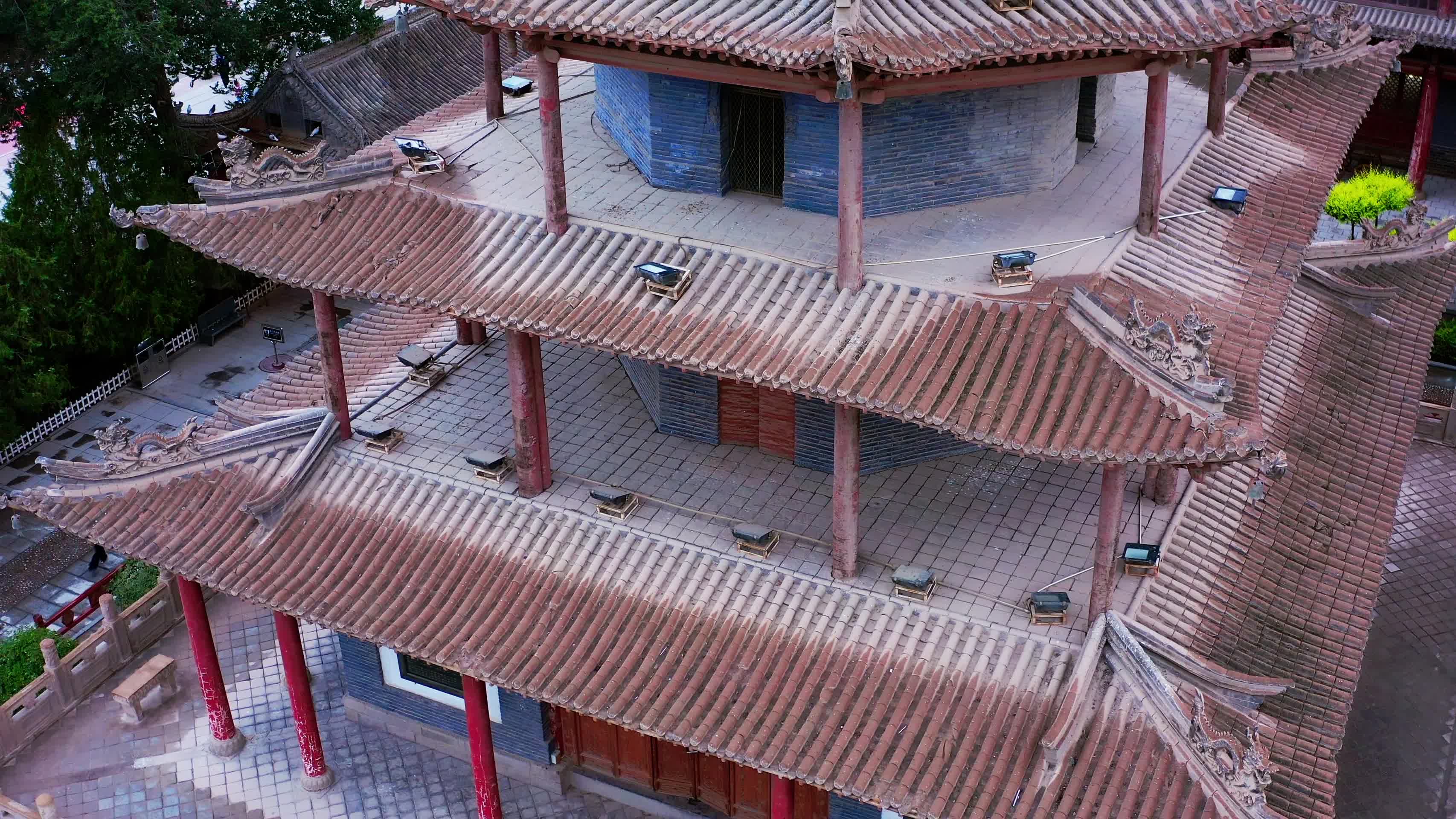 甘肃张掖木塔寺视频的预览图