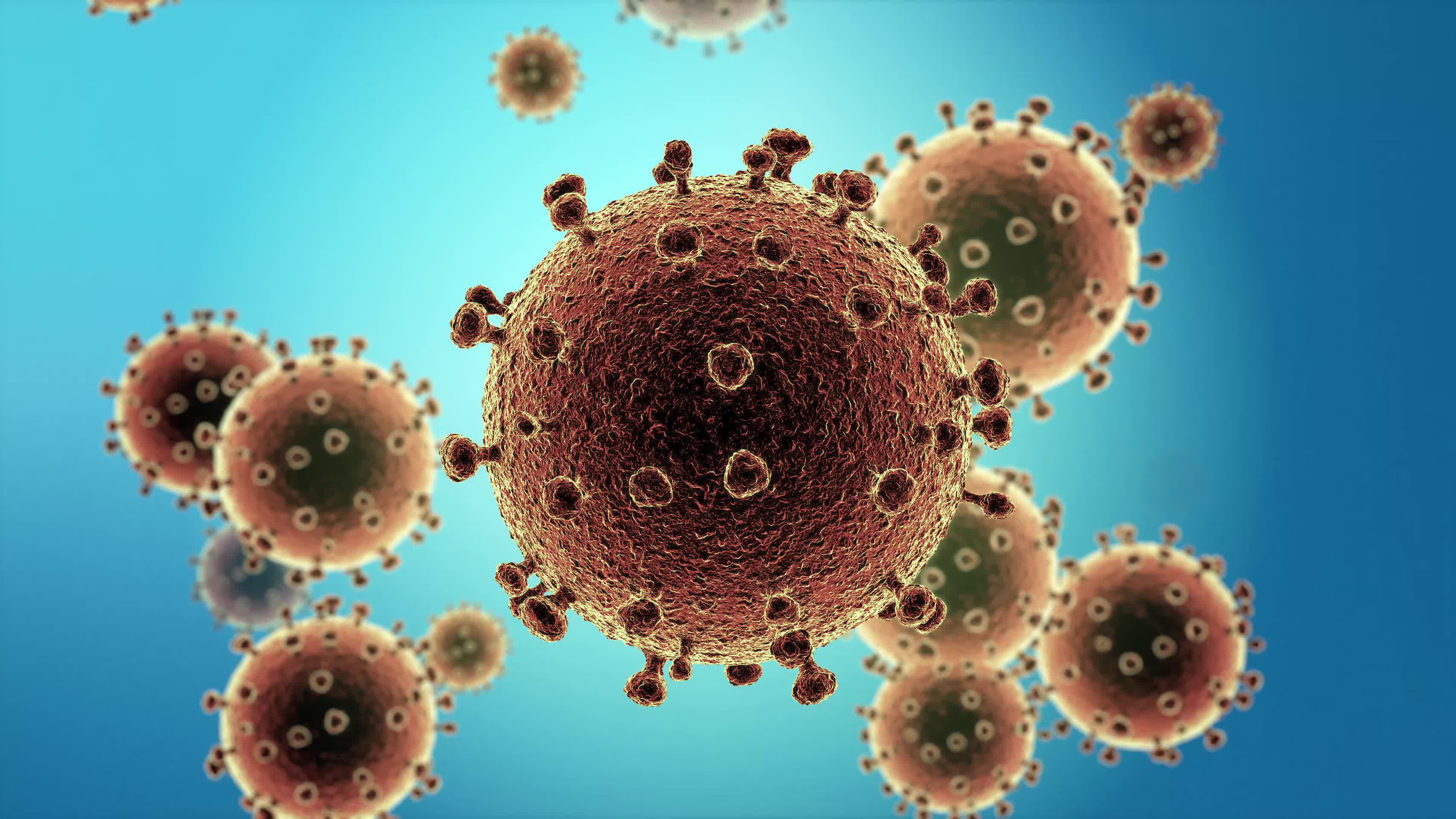 3D动画冠状病毒视频的预览图