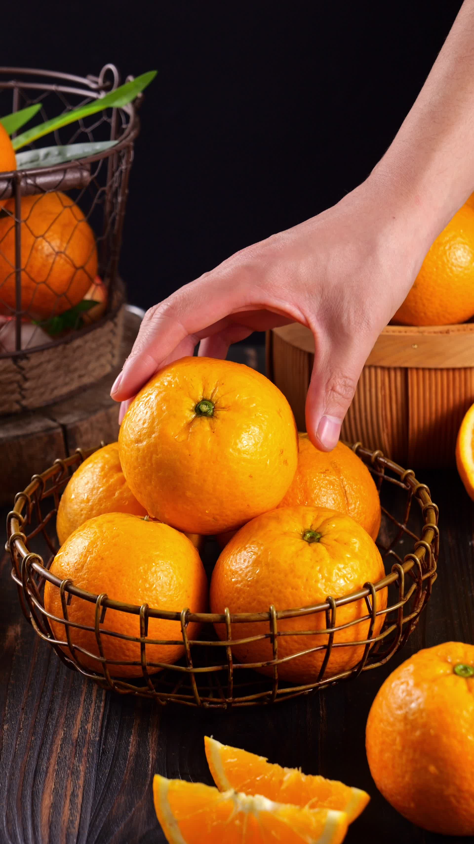 新鲜夏橙新鲜橙子秭归脐橙视频的预览图