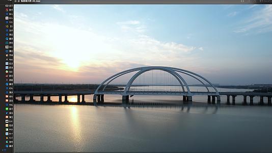 钱资湖大桥4K视频的预览图