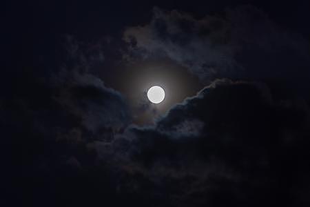 月亮延时夜晚星空意境实拍视频的预览图