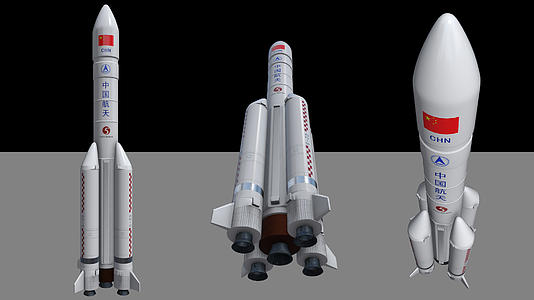 长征5号运载火箭AlphaAEE3D工程视频的预览图