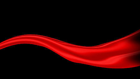 大气红绸带透明通道无限循环视频的预览图