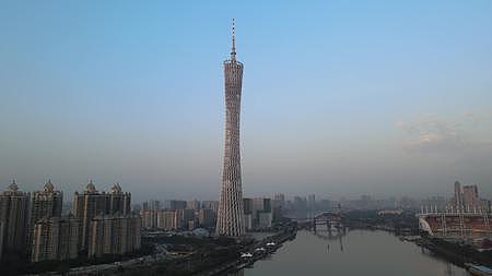 广州塔大气航拍视频的预览图