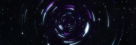 发布会漩涡粒子穿梭宇宙隧道背景视频ae模板视频的预览图