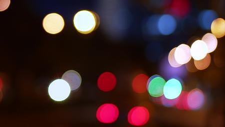 城市夜景霓虹光斑都市疑惑情感视频的预览图
