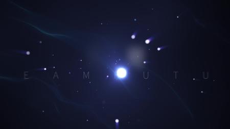 星空粒子背景文字片头片尾开场视频的预览图