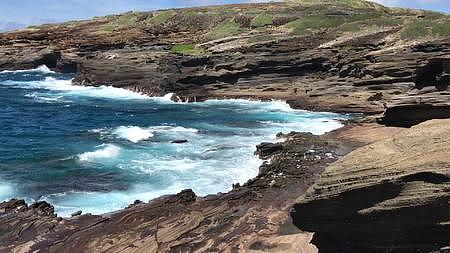 夏威夷的碧海蓝天视频的预览图