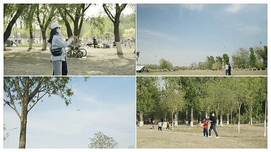 绿心公园放风筝合集视频的预览图