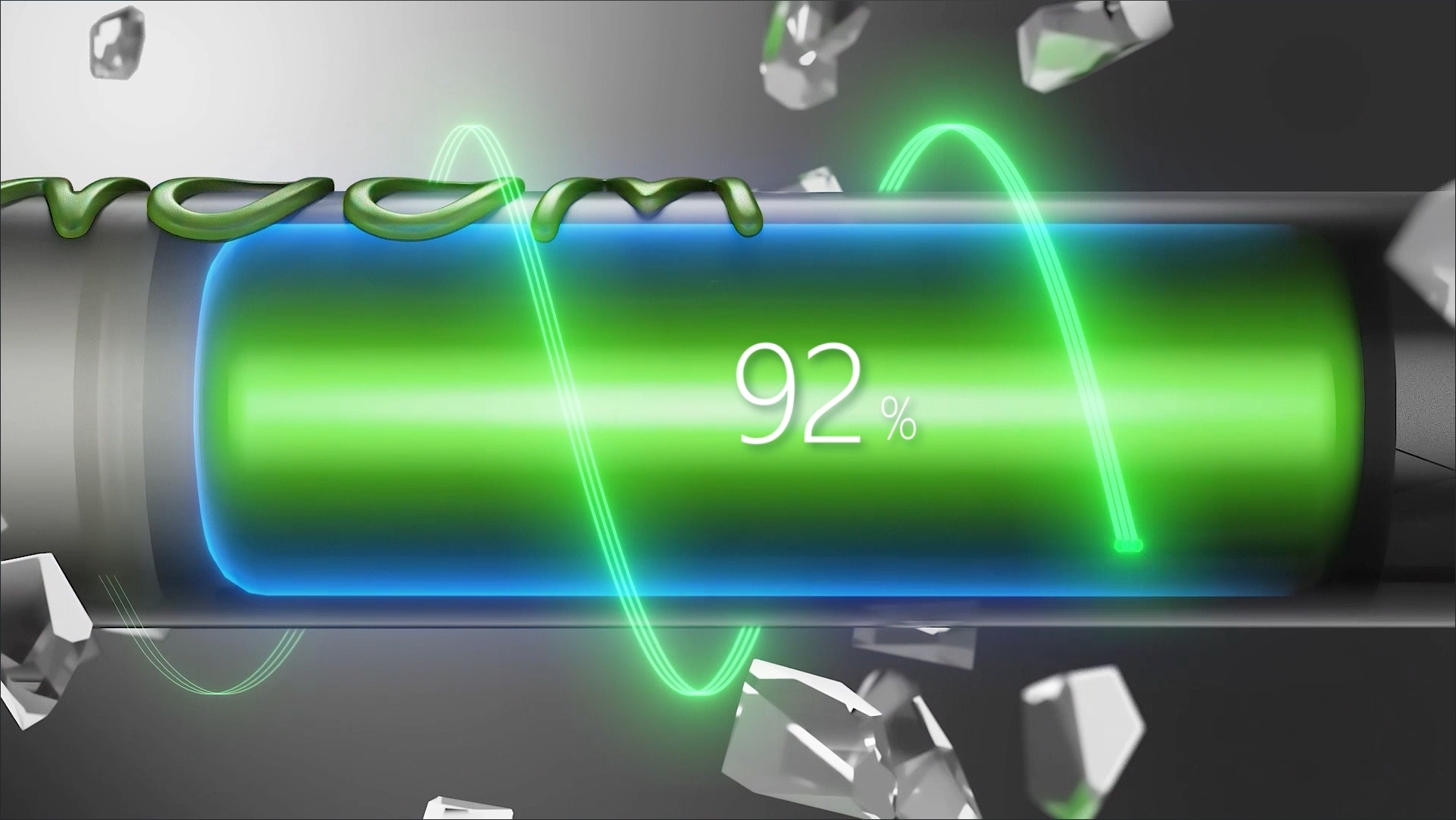 3d动画科技电池手机能量充电特效AE工程视频的预览图