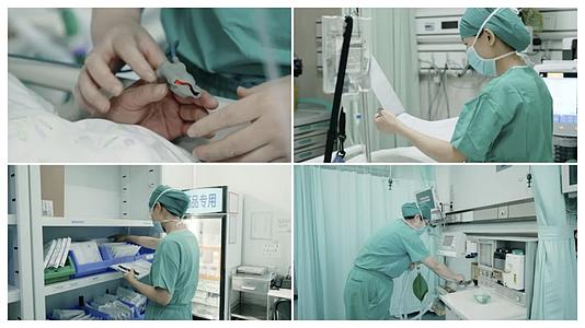 医院手术室麻醉护理药品设备视频的预览图