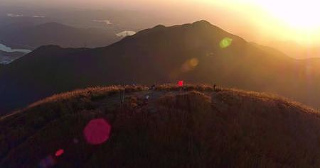 东莞第一峰日出日落美景视频的预览图
