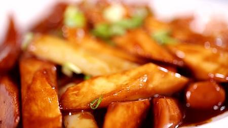 上海菜本帮菜杭帮菜油焖笋红焖笋视频的预览图