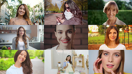 9款外国女人笑脸视频合集视频的预览图
