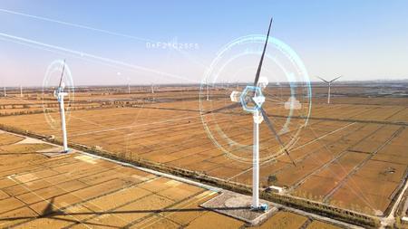智慧5G信号传输通信新能源风力电力AE模板视频的预览图
