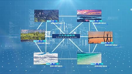 商务企业科技分类图片展示AE模板视频的预览图