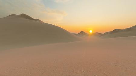 沙漠唯美风光视频的预览图