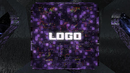 太空穿梭LOGO动画视频的预览图