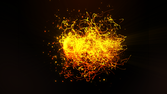 文字LOGO粒子logo动画AE工程视频的预览图