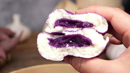 紫薯包中式早餐早点视频的预览图