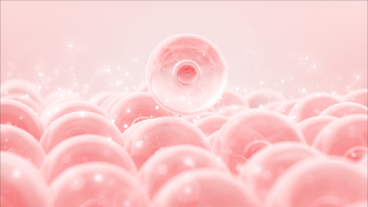 美妆化妆品广告dna细胞分子分裂生长动画视频的预览图