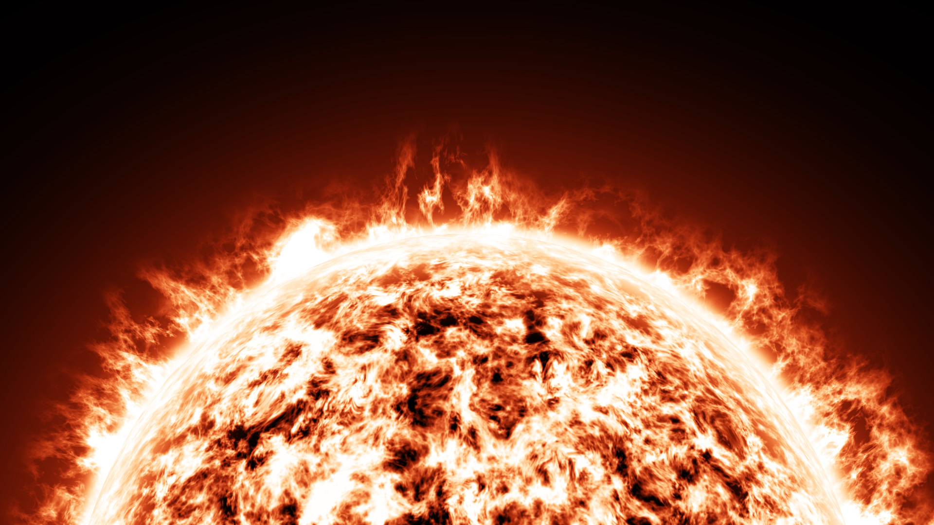 太阳能特写太阳烧灼燃烧视频的预览图
