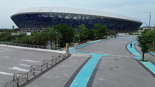 海南儋州市体育馆视频视频的预览图