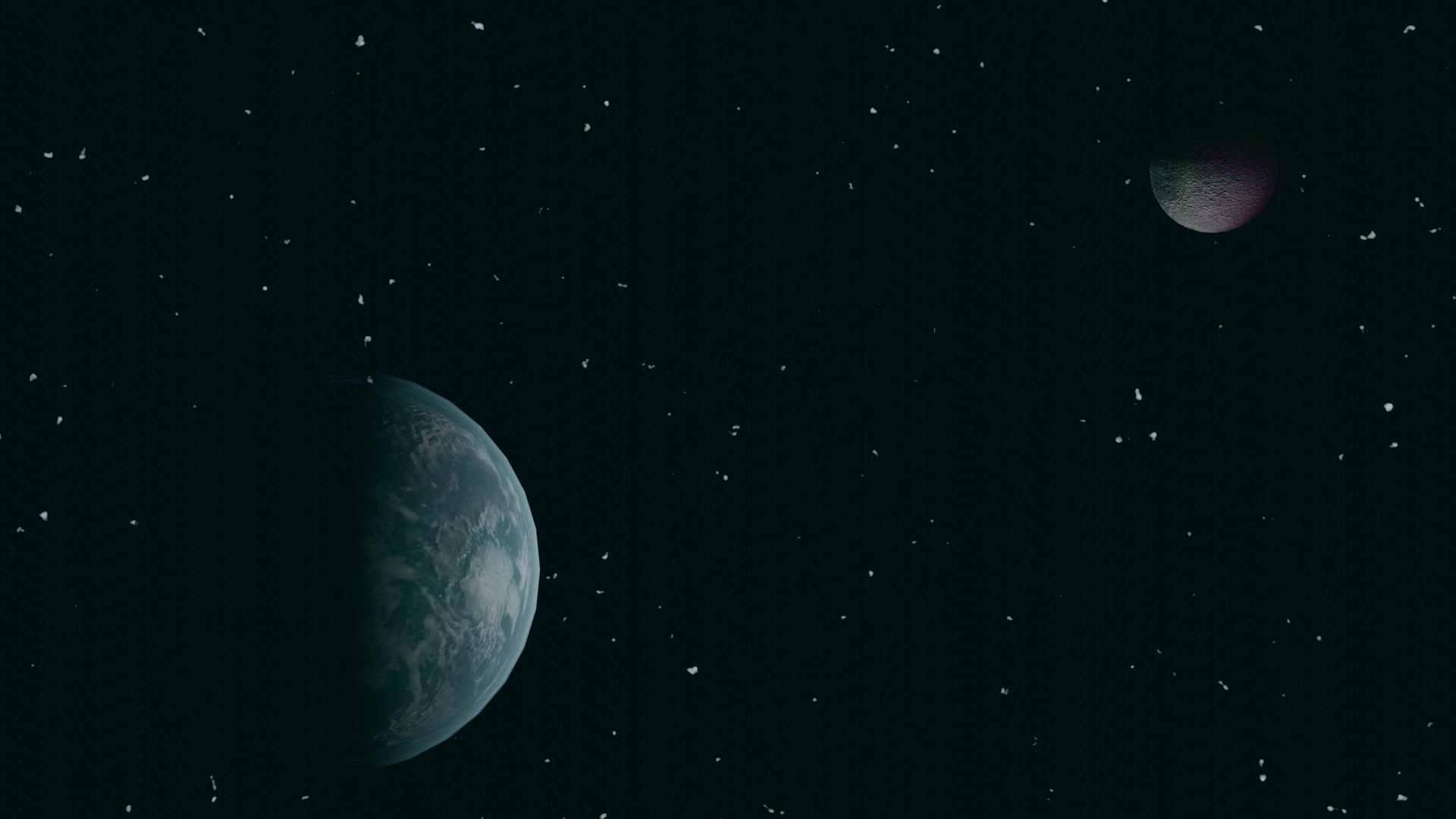地球星球自转背景视频视频的预览图
