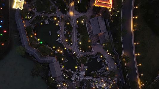 航拍江苏园博园夜景视频的预览图