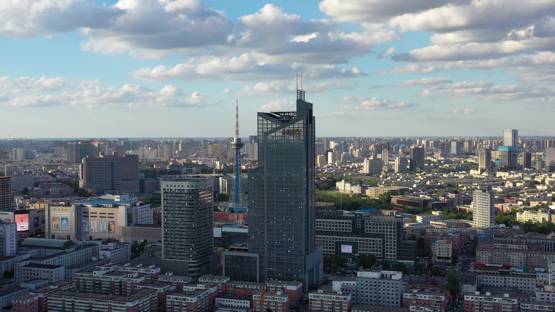 4K航拍吉林长春城市风光视频的预览图