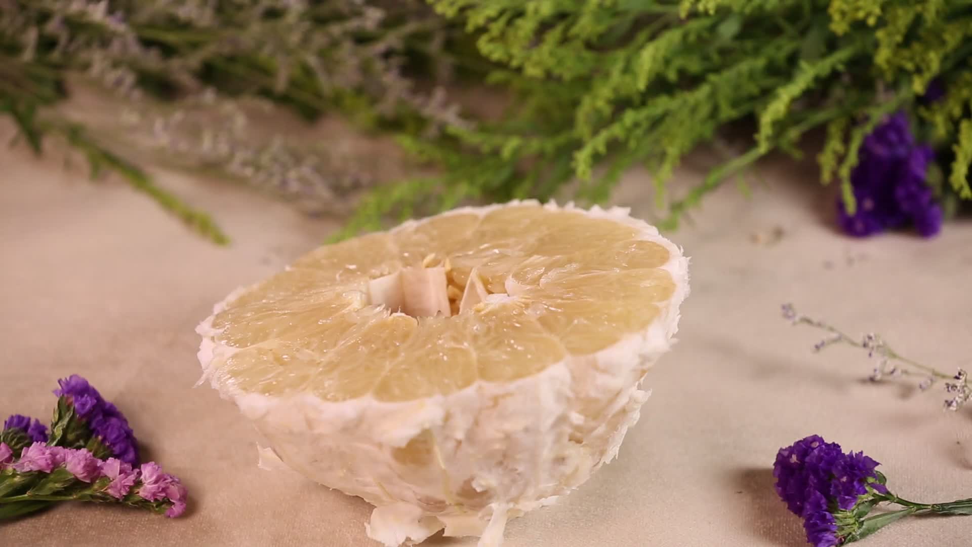 实拍水果柚子视频的预览图