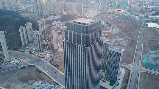 大连城市摩天大楼视频的预览图