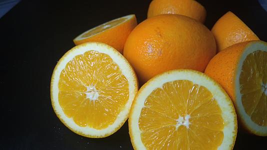 橙子水果特写视频的预览图