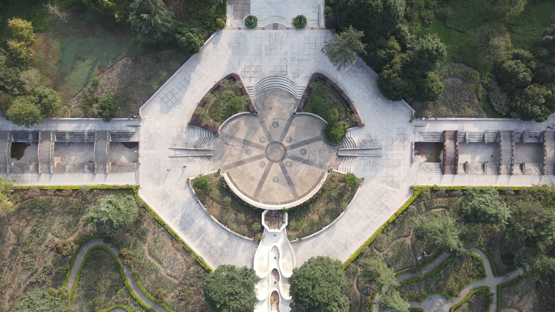 航拍杭州植物园视频的预览图