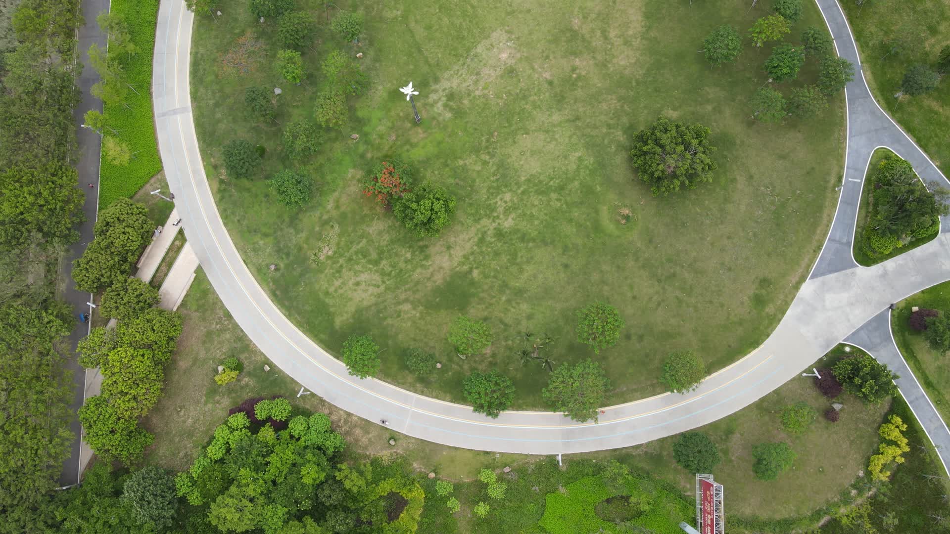 航拍泉州城市公园视频的预览图