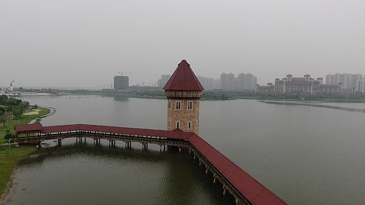 航拍南昌九龙湖欧式邮箱视频的预览图