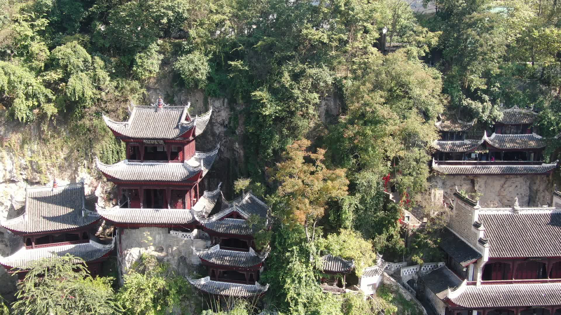 航拍贵州镇远古镇5A旅游景点视频的预览图