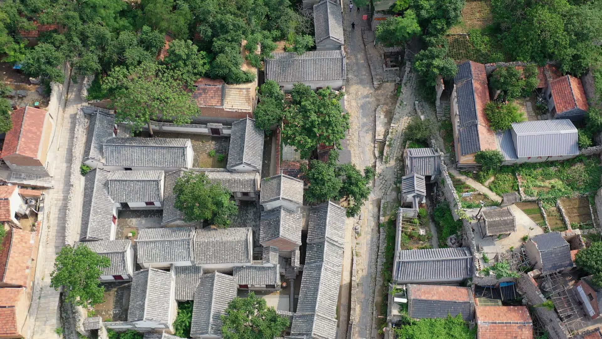山东济南朱家峪古村视频的预览图