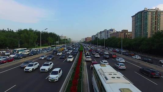 北京二环路车流延时视频的预览图