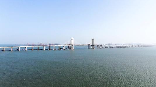 泉州湾跨海大桥航拍视频的预览图